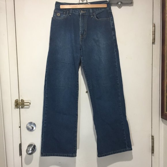 VINTAGE ROOTS WIDE LEG JEANS SIZE 30/30 - Picture 4 of 8